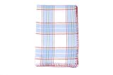 Review Brora  / Blue/Green Welsh Check Lambswool Baby Blanket 90x60