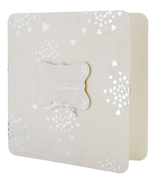 Floral Christening Card