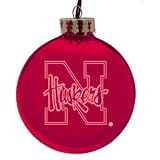 Nebraska Cornhuskers 4 Laser Etched Ornament