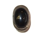 Onyx Pendant 01 Sterling Silver Black Oval Crystal Healing Gem Stone 0.6