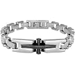 Stainless Steel Polished Bracelet- 8'' long