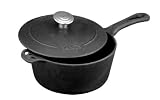 Review Sante PSP-7 / Sante Sauce Pan with Lid Cast Iron With True Seasoned Interior