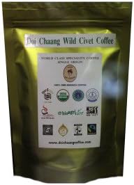 Original Best Deal - Organic Roast Coffee From Wild Civet Coffee 100g (Rare &amp; Unique) for Professional Coffee Maker, Sensory Professional - Organic Coffee Direct Import From Thai Farmer (World Best Selling) 1 Bag