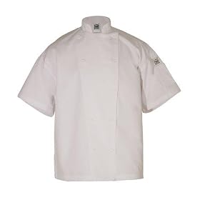 Click here to buy Chef Revival Knife and Steel Jacket Short-Sleeve Poly-Cotton, size 2X by Chef Revival.
