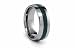 Tungsten Carbide Ring with Black Carbon Fiber Inlay 8mm