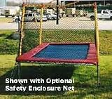 Texas Trampoline - TX-814 - Standard Rectangular Trampoline - Red & Black - 8 ft. x 14 ft.