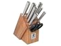 Shun Stainless 9 Piece Knife Block Set w/ Bamboo Block