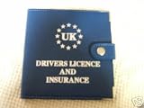 Blue Leather Driving/Drivers Licence Holder