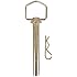 Koch 4012113 Swivel Handle Forged Hitch Pin, 3/8 by 4-1/4-Inch