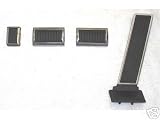 Pedal & Bezel Set for 1966 1967 1968 1969 1970 Plymouth Belvedere - GTX - RoadRunner - Satellite & Dodge Charger - Coronet - SuperBee 4-speed