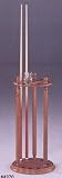 Oak Finish Wood Round Pool Table Cue Stick Rack Stand