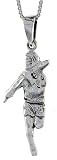 Sterling Silver High Jumper Charm, 1 3/8