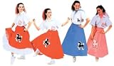 Costumes For All Occasions AC252BK Poodle Skirt Black 1 Size Adult