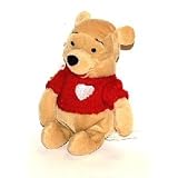 Disney mini Bean Bag Pooh w/Red Sweater Plush