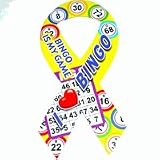 I Love Bingo Car Ribbon Magnet Description: 4