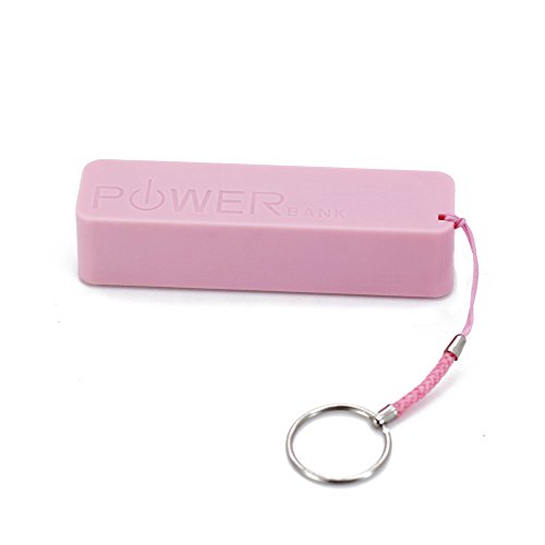 JoMobile 2600mAh USB Portable External Battery Power Bank Charger For Cell Phone (Pink)