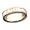 14K 1.00 CTW Men's Round/Baguette Diamond Wedding Band Size:10