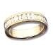 14K 1.00 CTW Men's Round/Baguette Diamond Wedding Band