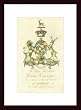 Art Poster Wood Framed Print - Townshend Crest - Artist: unknown- Poster Size: 18 X 11