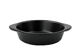 Chasseur Cast Iron 18cm Round Gratin Dish Matt Black