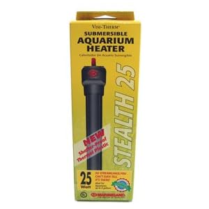 Visi Stealth 100W Submersible Heater For Aquariums - 25 Watts - 8 Gallons