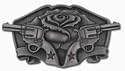 Roses n' Guns BELT BUCKLE by Famous Stars and Straps