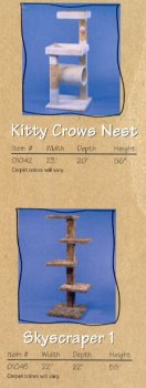 Ware Manufacturing Dual Sisal Scratcher Kitty Crows Nest Post