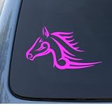 TRIBAL HORSE - Car, Truck, Notebook, Vinyl Decal Sticker #1215 | Vinyl Color: Pink