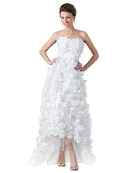 A-line Strapless Sweetheart Satin  Dress With a Ribbon  and a Sash 