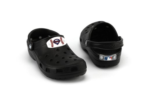 MLB Philadelphia Phillies Slip-On Classic Clog Style Shoe By Crocs, Black, Kids 2 at Amazon.com