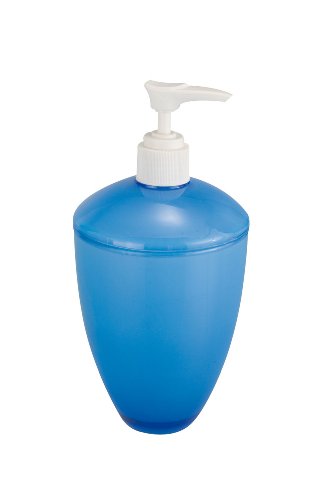 Wenko 16720100 Seifenspender Colori - Kunststoff, 440 ml, &Oslash; 9 x 19 cm, blau