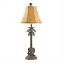 Monkeys Palm Tree Bahama Lamp Tropical Theme Electric