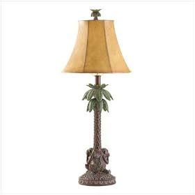 Monkeys Palm Tree Bahama Lamp Tropical Theme Electric