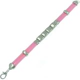 Pink Strap Italian C Bracelet