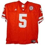 Nebraska Cornhuskers #5 Official Replica NCAA Game Jersey by Adidas (2X-Large Red)