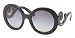 Prada PR27NS Sunglasses - 1AB/3M1 Black (Gray Gradient Lens) - 55mm