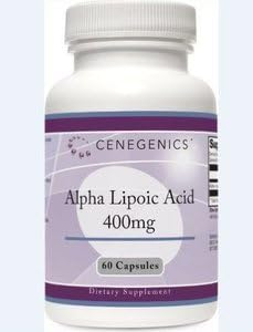 Cenegenics Alpha Lipoic Acid 400mg, 60 Capsules- Improve Metabolic and Antioxidant Functions in the Body
