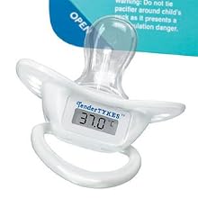 Infant TenderTYKESÂ® Digital Pacifier Thermometer, Celcius
