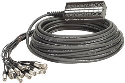 Pro Co SMA1204FBX-50 12 x 4 Snake XLR Returns 50 ft.