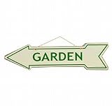 Review The Urban Garden  / metal garden sign - old fashioned look - 20cm L