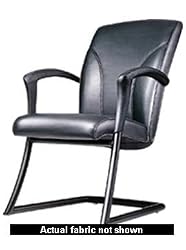 Via Oslo Chair, w/ Arms (Black Fabric)