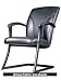 Via Oslo Chair, w/ Arms (Black Fabric)