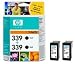 HP 2PACK NO339 BLACK INK