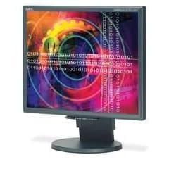 NEC LCD2170NX, 21" (black/silver) digital/analogue LCD, 1600x1200 (1.9 MegaPixel), height adjustable stand