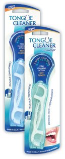 See TONGUE CLEANER + 10 FLOSS PICKS