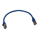 CableMatters 1ft Cat6 550 MHz Foil Shielded FTP Snagless Patch Cables, 25-Value Pack in Blue