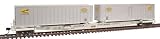 Gold Line Flexi-van Flat Car with Two Trailers New York Central No. 504228