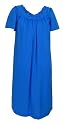 Shadowline Short Gown with Flower Petal Embroidery and Flutter Sleeves