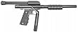 CCI Phantom VSC Paintball Gun w/45 Grips - Black - 11" Barrel