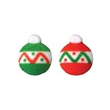 Edible Christmas Ornaments Sugar Decorations (15 pc)